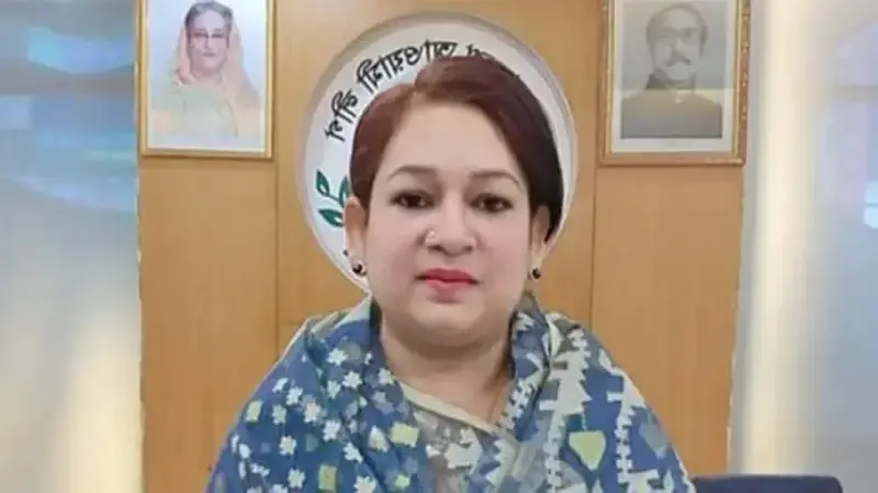 সাবেক প্রতিমন্ত্রী ফরহাদের স্ত্রী মোনালিসা ৩ দিনের রিমান্ডে